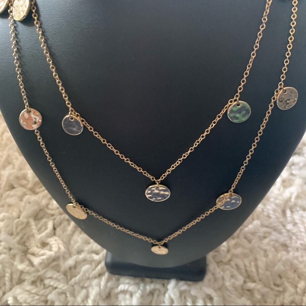 Wrap Around Coin Necklace